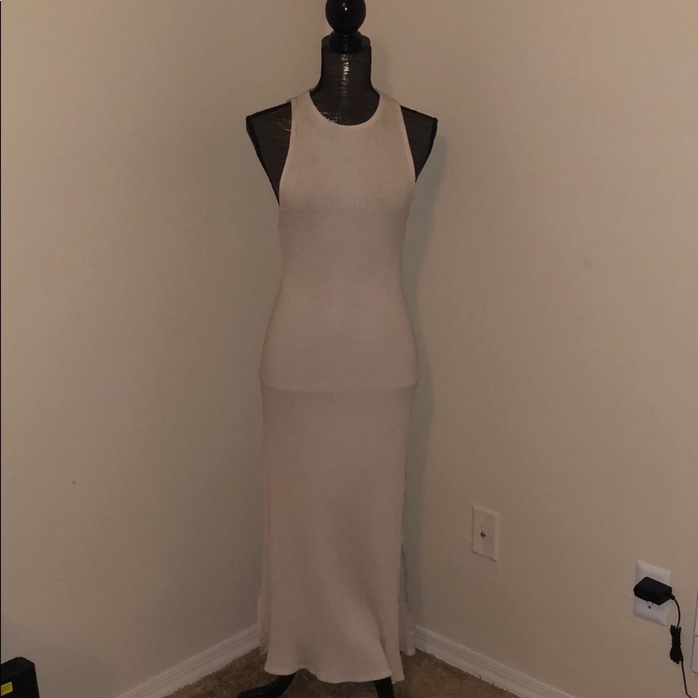 Nasty Gal Knit High Side Slit Dress